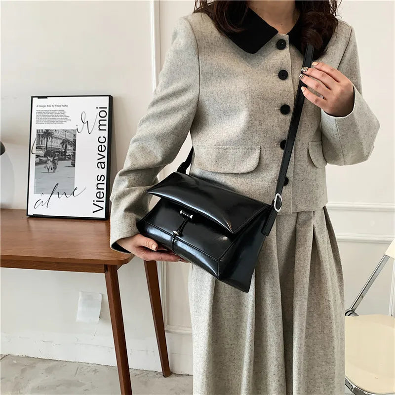 Square Women Shoulder Bag High Crossbody Bag Ladies Messenger Bag