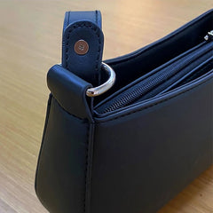 Square Zipper Shoulder Bags Women Chain Cross Body Basic Leisure