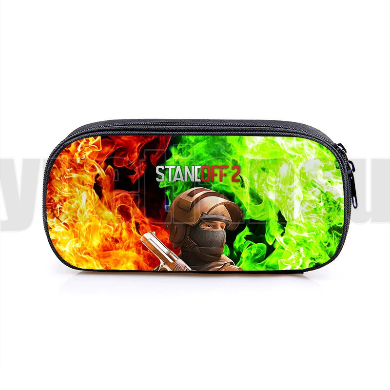 Anime 3D Pencil Case Standoff 2 Shooting Game Pen Bag for Teens