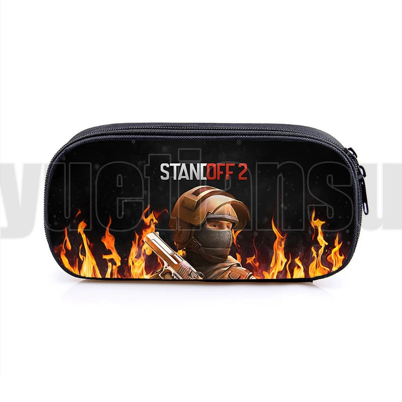Anime 3D Pencil Case Standoff 2 Shooting Game Pen Bag for Teens