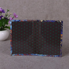 Starry Sky Passport Cover Document Case Bag Pu Leather Travel Wallet