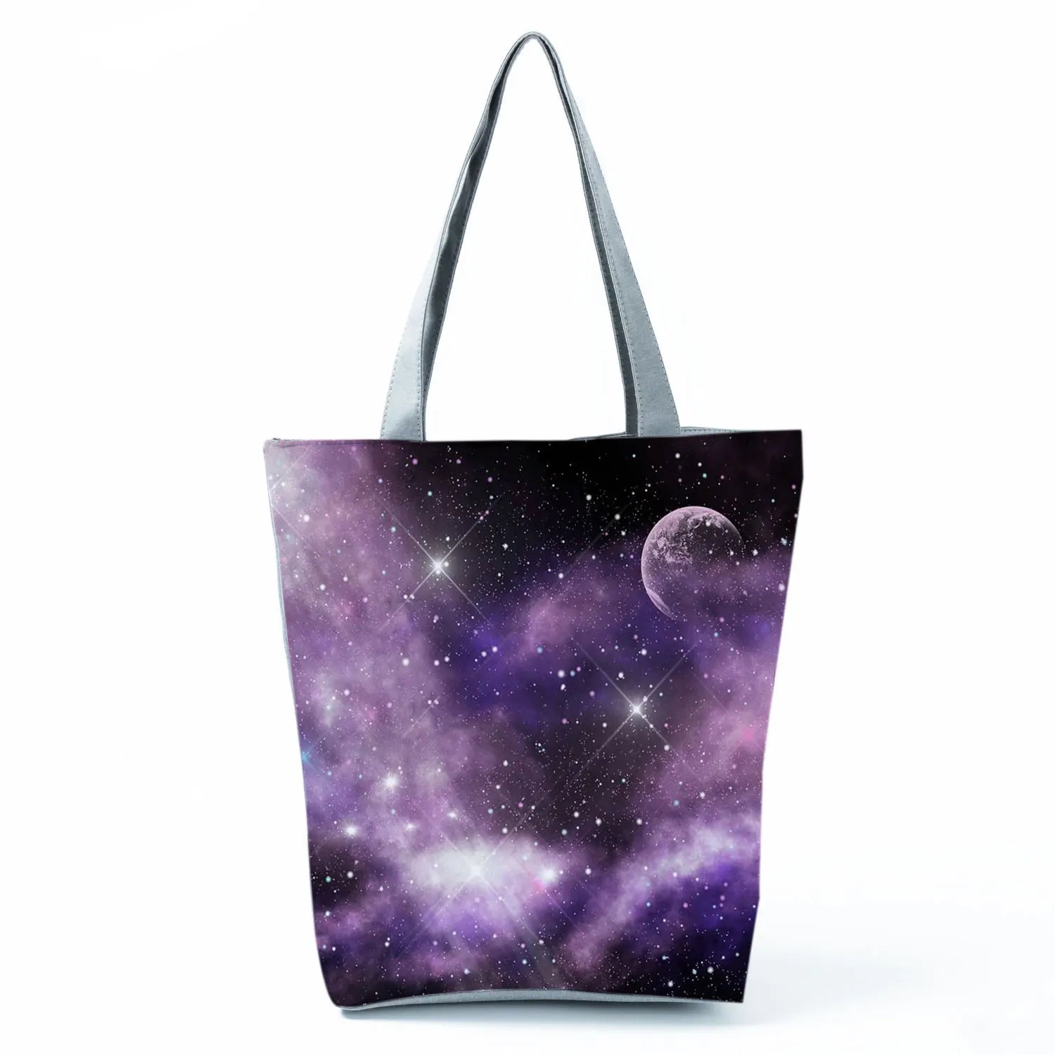Starry Sky Print Handbags Casual Shopping Tote Bag