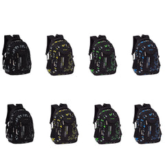 Stationery Storage School Bag Zipper Closure Backpack Large Capacity
