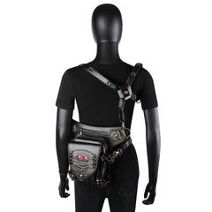 Steam Punk Chain Bag Single Shoulder Messenger Bag Waist Bag