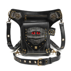 Steam Punk Chain Bag Pu Minority Motorcycle Women Bag Single Shoulder