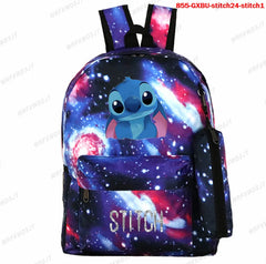 Stitch 3D Print Children Backpack Student Schoolbag Boys and Girls