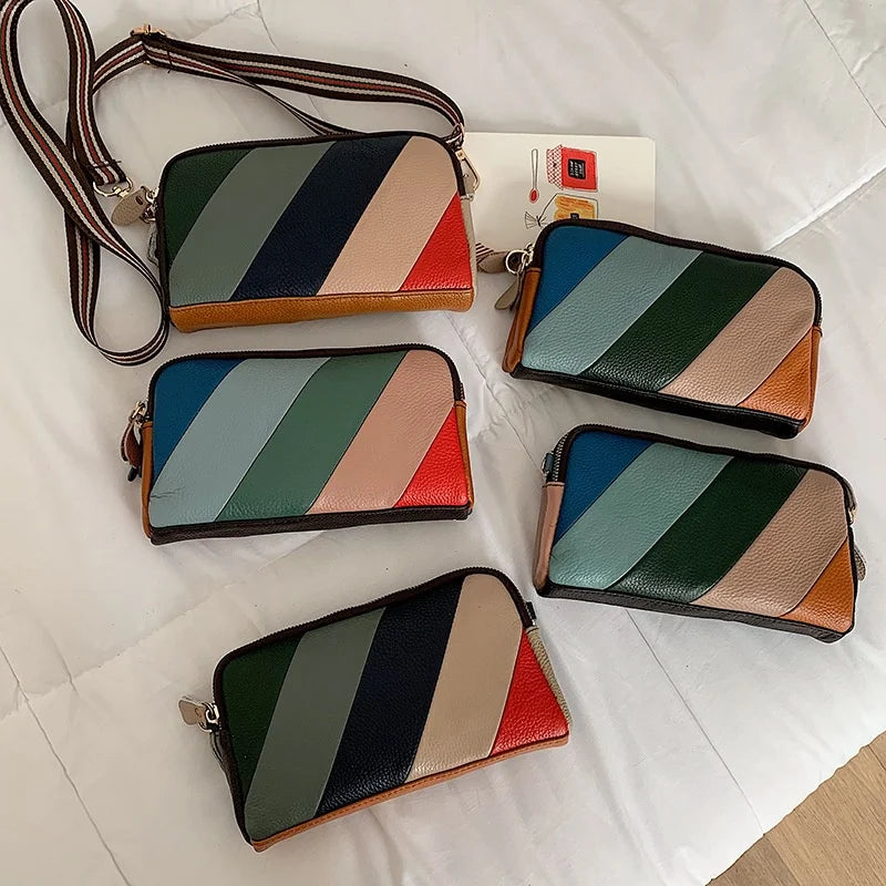 Small Leather Shoulder Messenger Bag