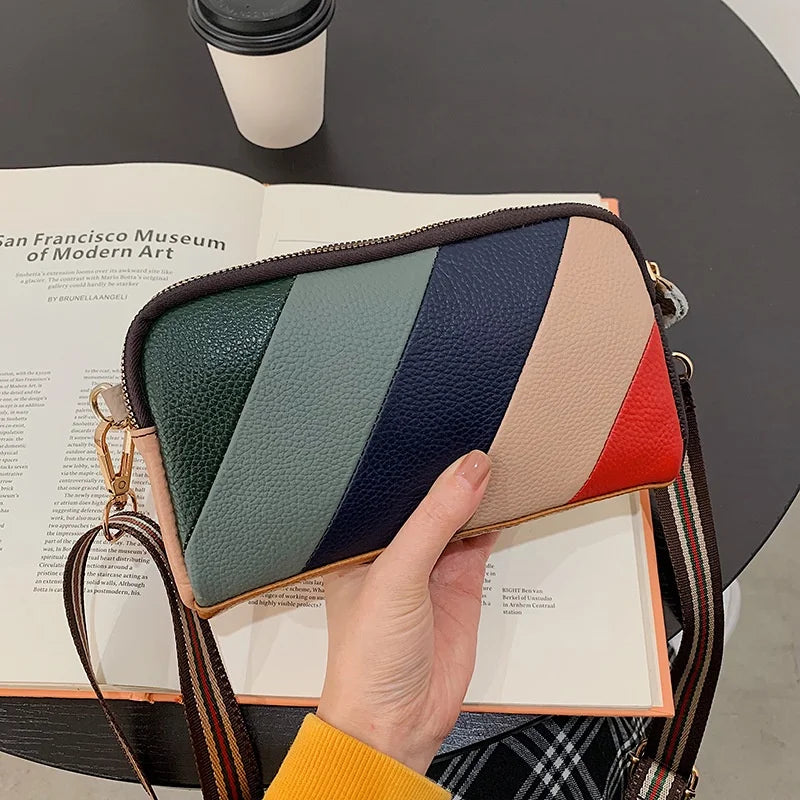 Small Leather Shoulder Messenger Bag