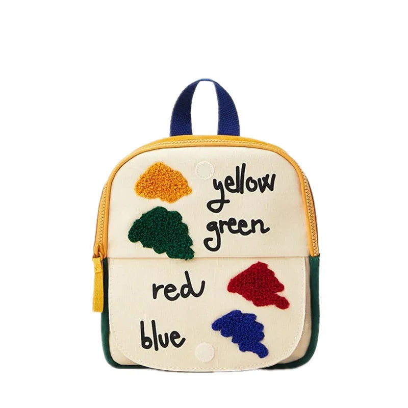 Stitching Flip School Bag for Boys and Girls