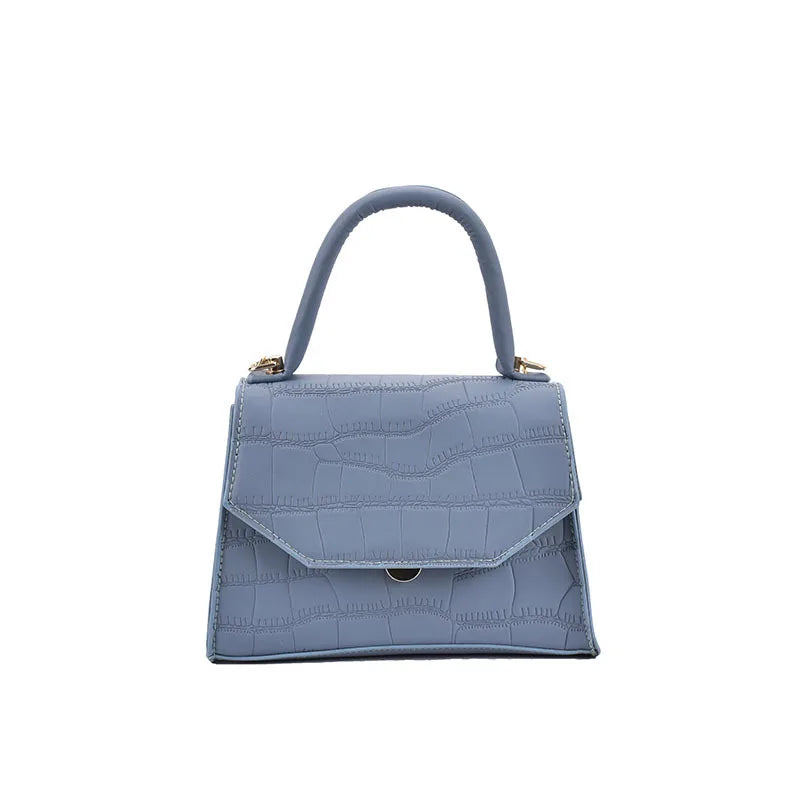 Stone Pattern Crossbody Bag Small Handbag Shoulder Bag PU Leather Ladies