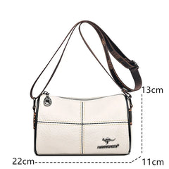 Stone Pattern Leather Handbag Small Shoulder Crossbody
