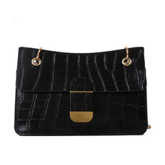 Stone Pattern PU Leather Crossbody Bags for Women Small Shoulder Bag