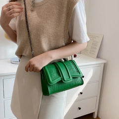 Stone Pattern PU Leather Crossbody Sling Bags for Women
