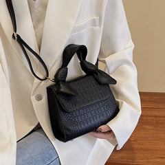 Stone Pattern Shoulder Bags for Women - Crossbody Bag Small Flap Messenger Bag