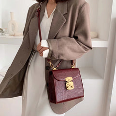 Stone Pattern Women Shoulder Bag Handbag Crossbody Bags