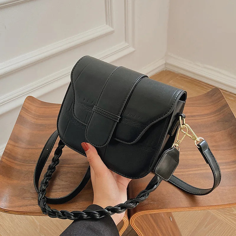 Stone Pattern Women Tote Bag PU Leather Handbag Shoulder Messenger Bag