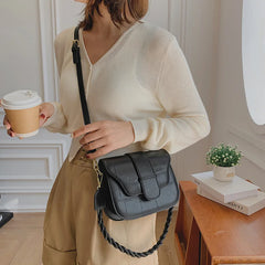 Stone Pattern Women Tote Bag PU Leather Handbag Shoulder Messenger Bag