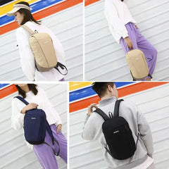 Lightweight Zipper Rucksack for Outdoor Storage