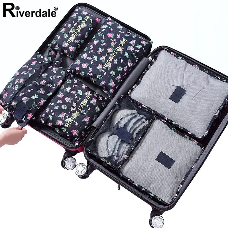 Waterproof Mesh Bag in Pouch Packing Cube Travel Organizer