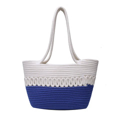 Straw Beach Tote Bag Large Capacity Handbag Gift for Women Girls