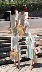 Straw Beach Bags Tassel Handbag Weave Grass Bag Summer Travel