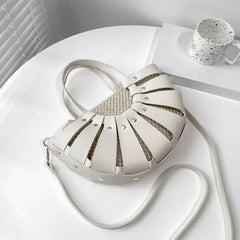 Straw & Leather Hand-woven Ladies Handbags Bohemia Beach Bag