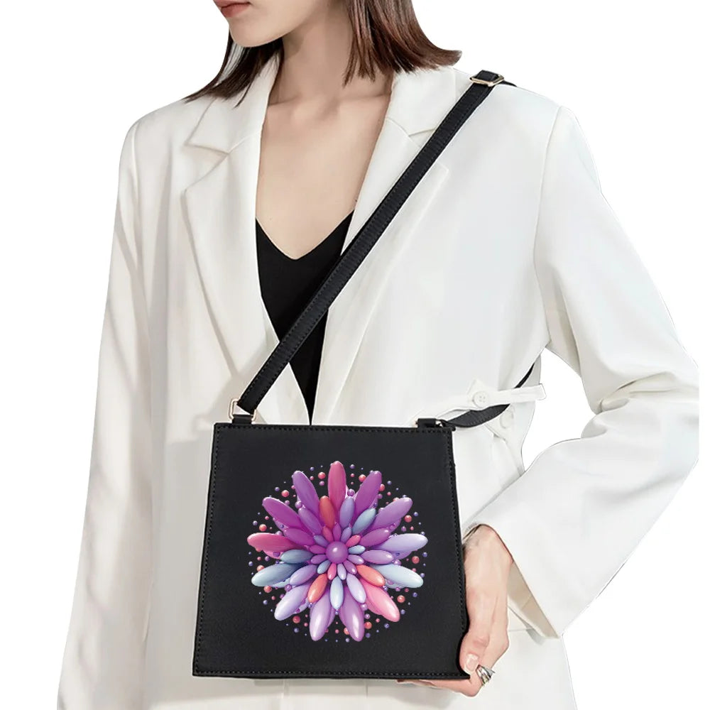 All-match Female Shoulder Bag 3D Pattern Handbag Evening Bag