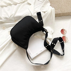 Street Nylon Shoulder Bag for Women Crossbody Handbag Totes Bolsa