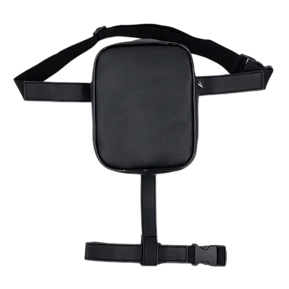 Waist Leg Bag PU Leather Fanny Pack Shoulder Bag