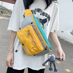 Hip-hop Waist Bag Waterproof Chest Pack Crossbody Bag Fanny Pack