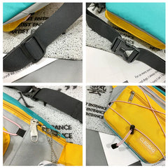 Hip-hop Waist Bag Waterproof Chest Pack Crossbody Bag Fanny Pack