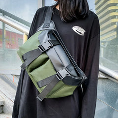 Unisex Belt Bag Hip-hop Wild Women Messenger Nylon Street Chest Pack