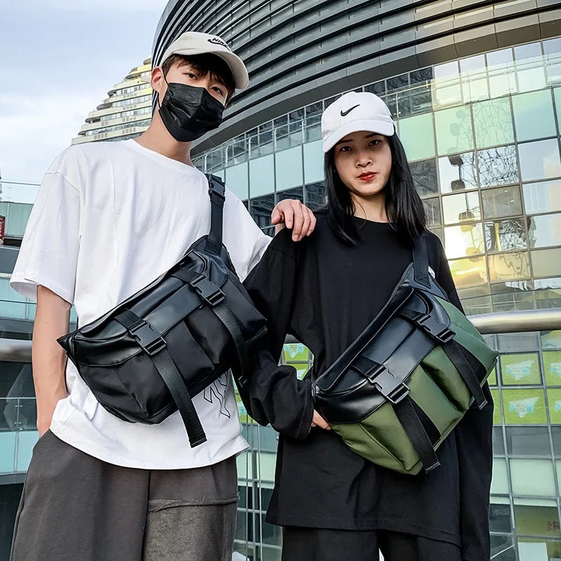 Unisex Belt Bag Hip-hop Wild Women Messenger Nylon Street Chest Pack
