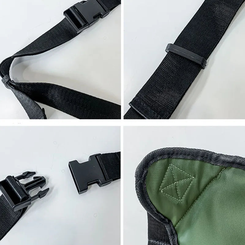 Street Waist Bag Unisex Belt Bags Hip-hop Wild Women Shoulder Messenger Bag