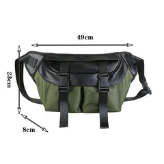 Unisex Belt Bag Hip-hop Wild Women Messenger Nylon Street Chest Pack