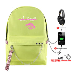 Lil Peep USB Rechargeable Backpack for Women