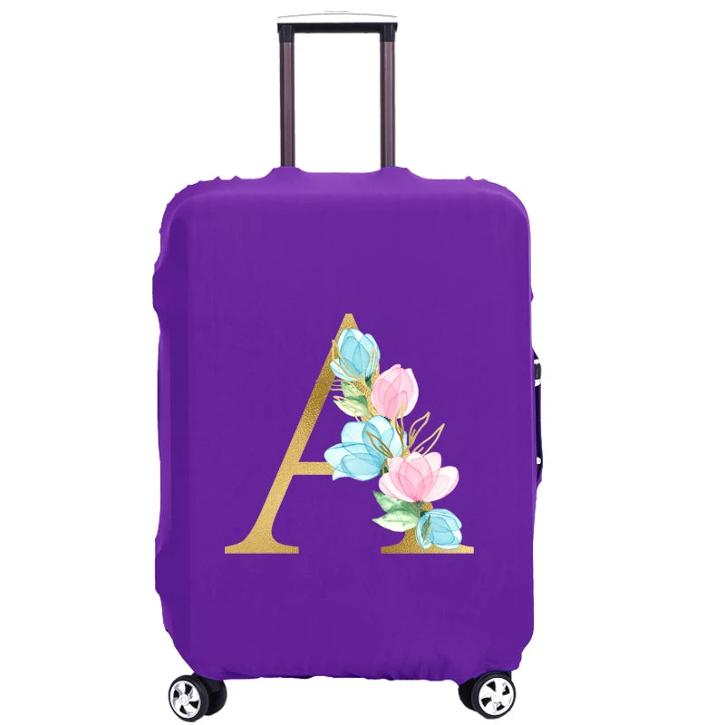 Golden Elastic Cover for 18-30 Inches Luggage