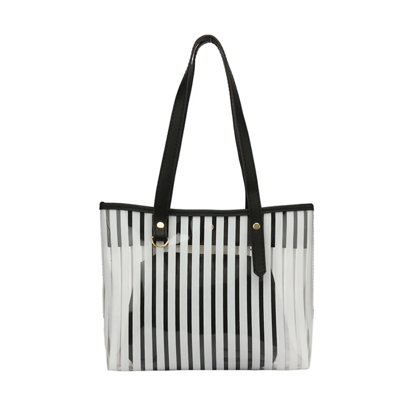 Stripe Women's Bag Shoulder Women's Bag Bag Printing Letter
