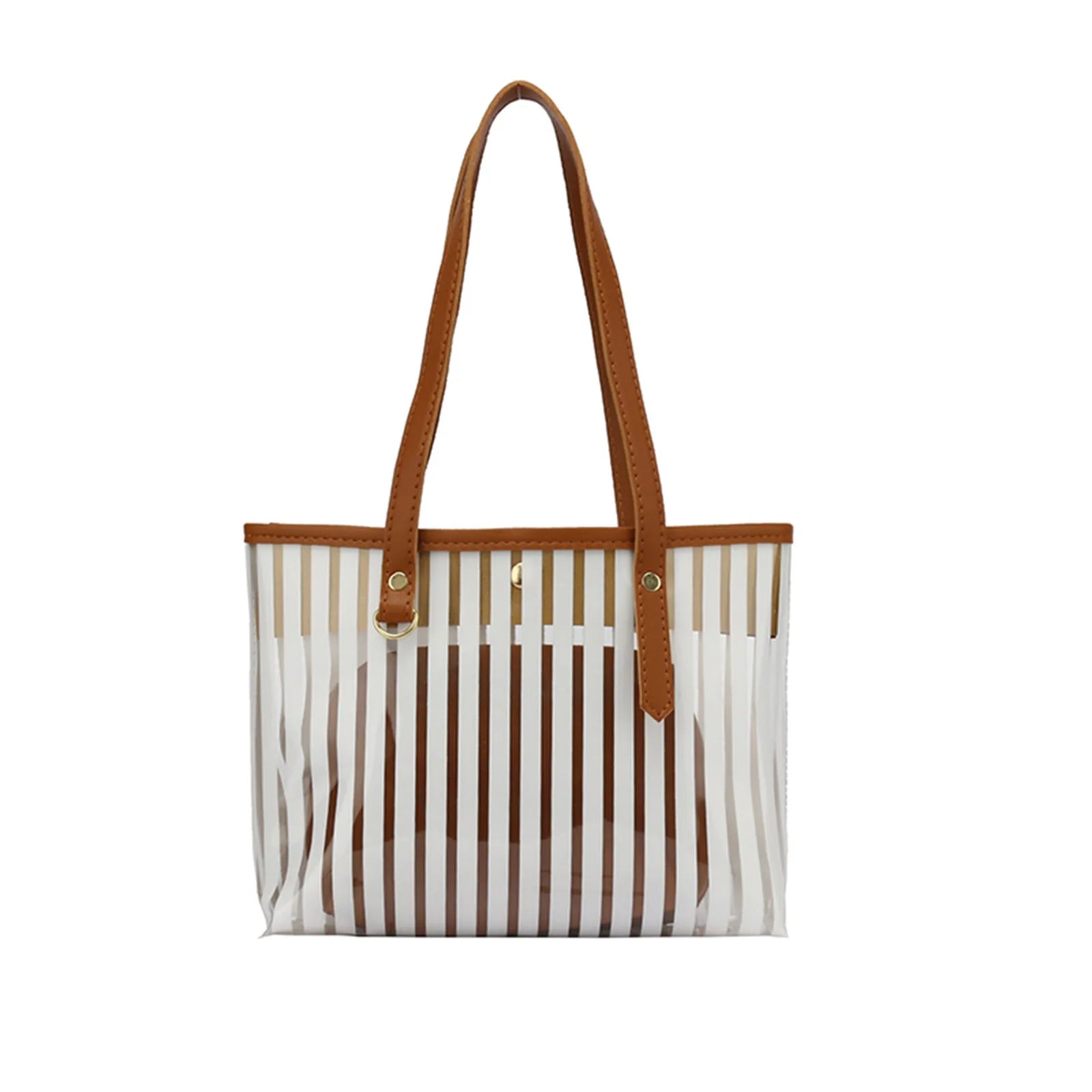 Stripe Women's Bag Shoulder Women's Bag Bag Printing Letter
