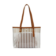 Stripe Women's Bag Shoulder Women's Bag Bag Printing Letter