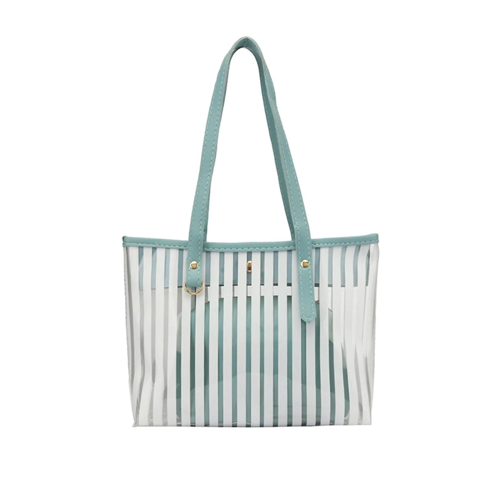 Stripe Women's Bag Shoulder Women's Bag Bag Printing Letter