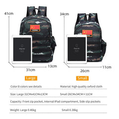 Kids Camo Backpack for Summer Camp, School
