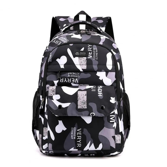 Kids Camo Backpack Lightweight School Bag for Outdoor Travel