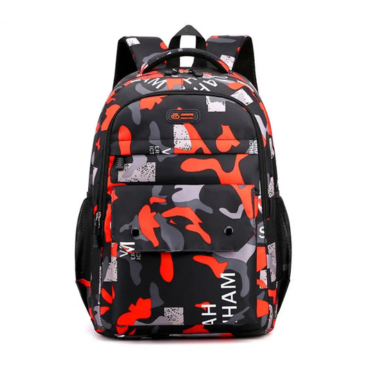 Kids Camo Backpack Lightweight School Bag for Outdoor Travel