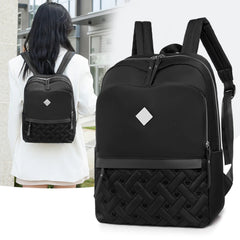 Oxford School Backpack Large Capacity Zipper Casual Bag