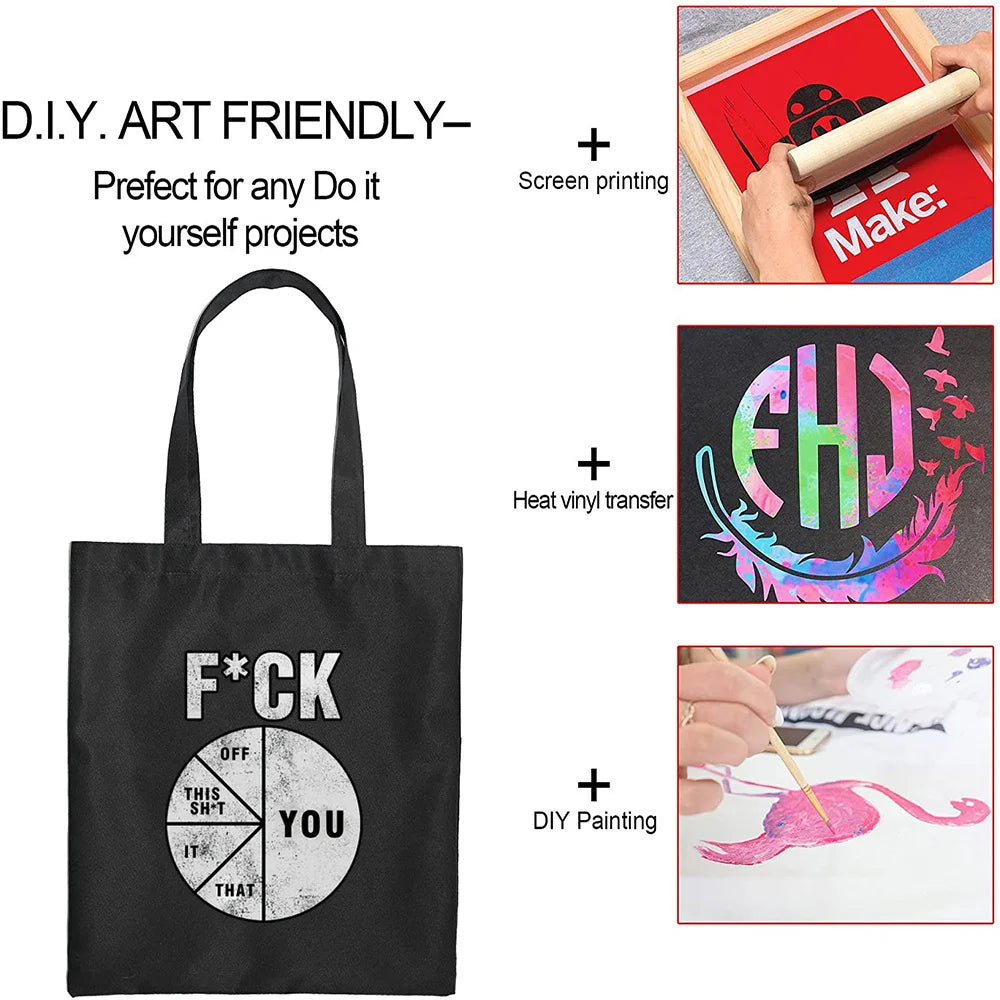 Patterned Large-capacity Shoulder Bag - All-match Canvas Tote