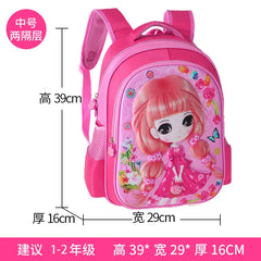 Elementary Cartoon Backpack for Girls Kids