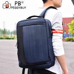 Student Travel Laptop Backpack - High Oxford Shoulder Knapsack with USB Charging