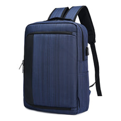 Student Travel Laptop Backpacks Men High Oxford Shoulder Knapsack USB Charging