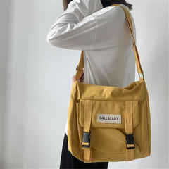 Classic Canvas Schoolbag Messenger Bag Crossbody Bags